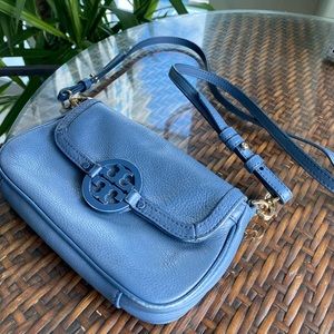 Tory Burch Amanda mini cross body bag in night sky